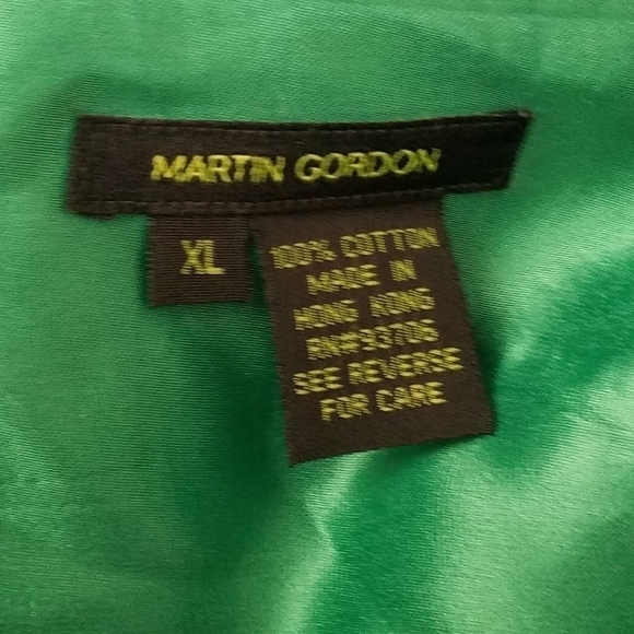 Martin Gordon Flannel Plaid Button Down Polo Shirt XL - Picture 4 of 5